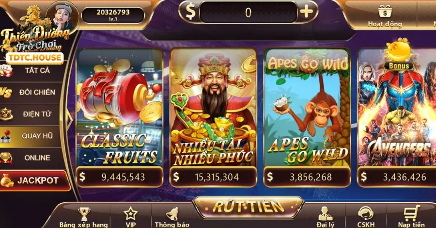 Đa dạng trò chơi Nổ Hũ 7789bet